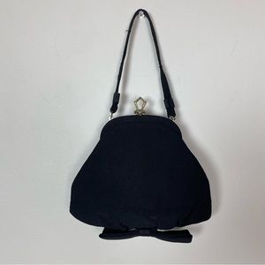 Vintage Black Evening Bag